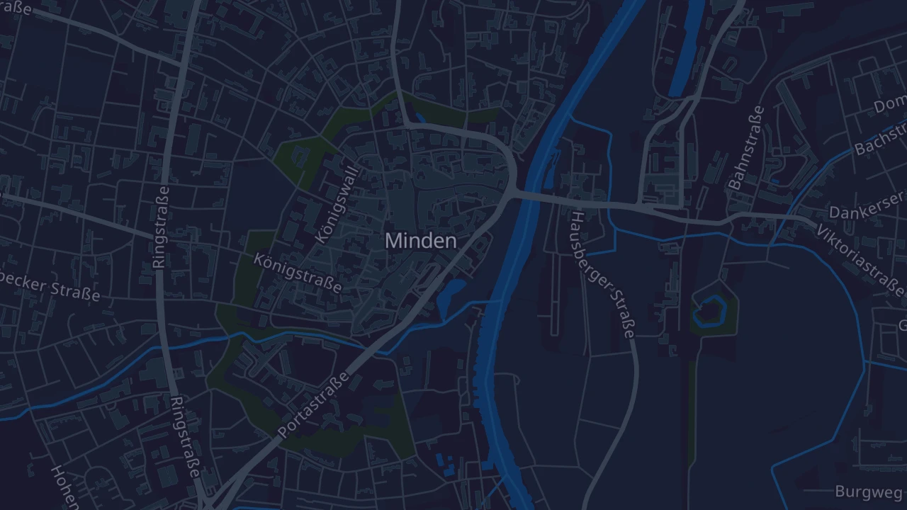 Karte von Minden