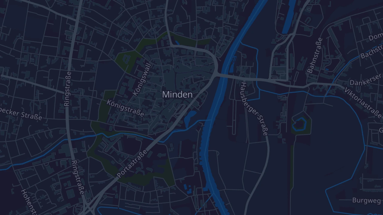 Karte von Minden