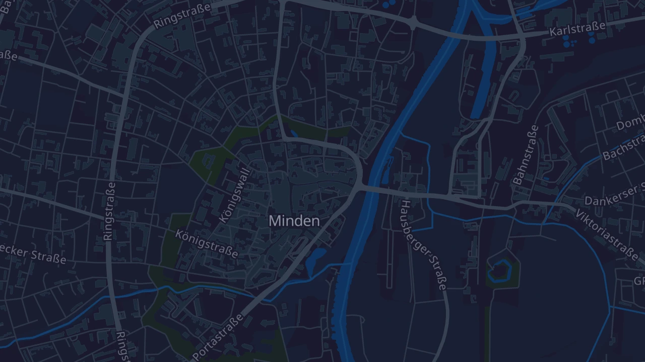 Karte von Minden