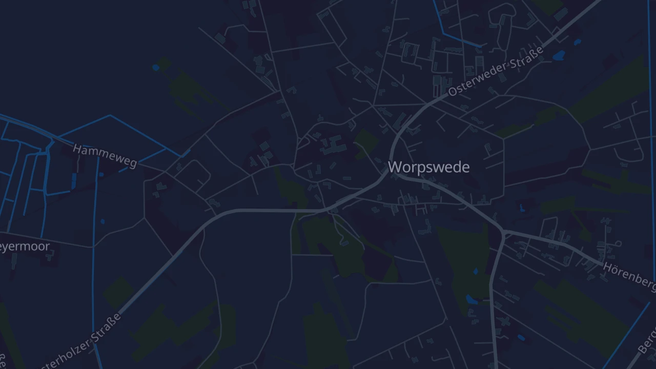 Karte von Worpswede