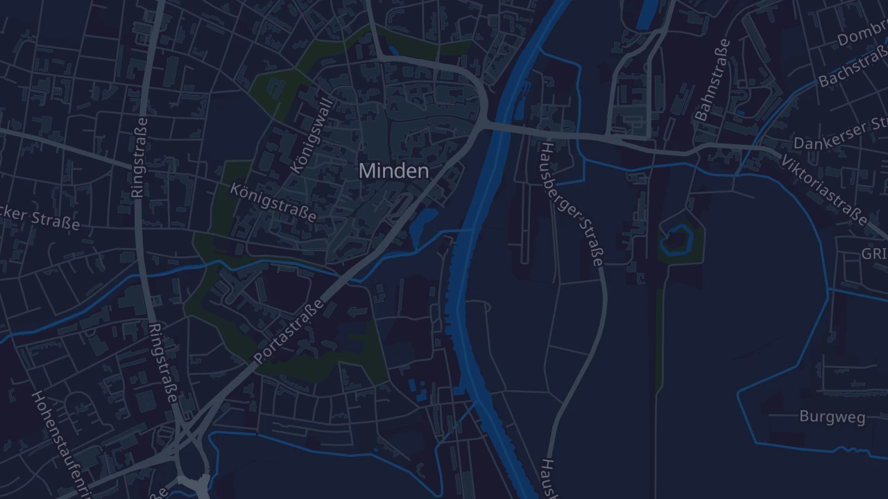 Karte von Minden