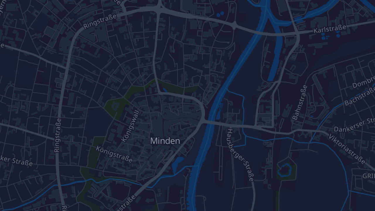 Karte von Minden