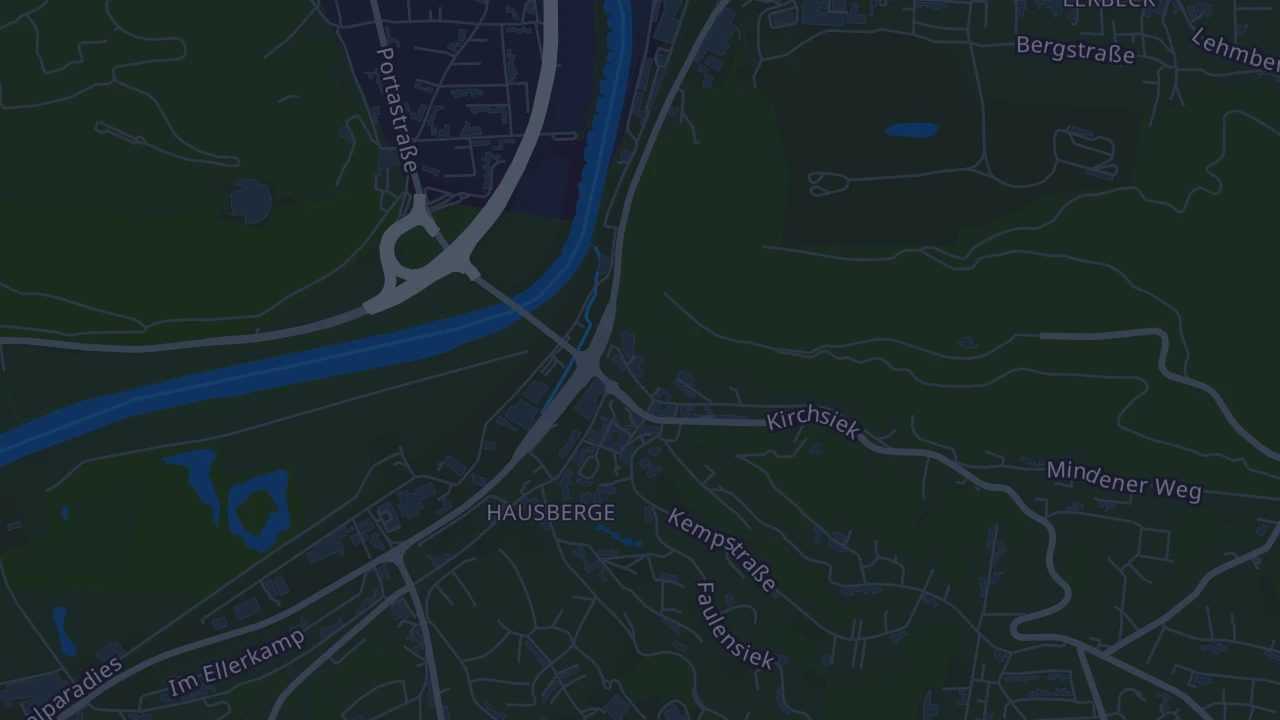 Karte von Porta Westfalica