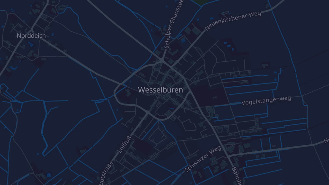 Karte von Wesselburen