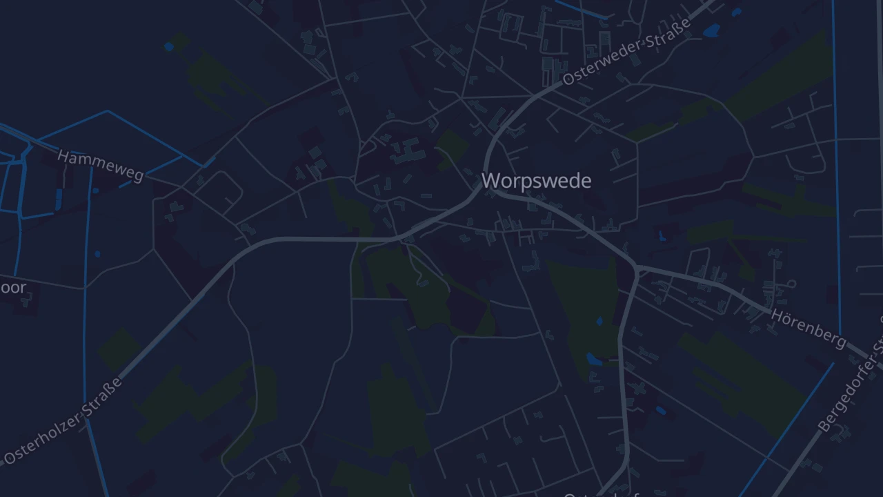Karte von Worpswede