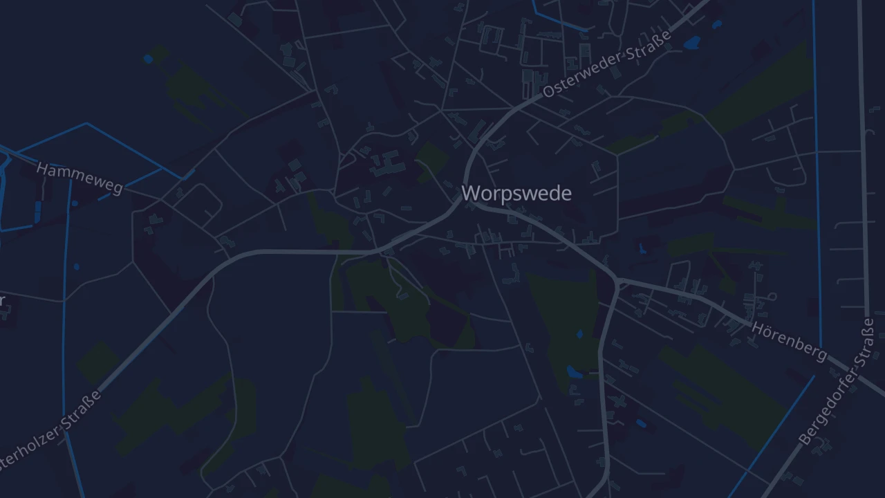 Karte von Worpswede