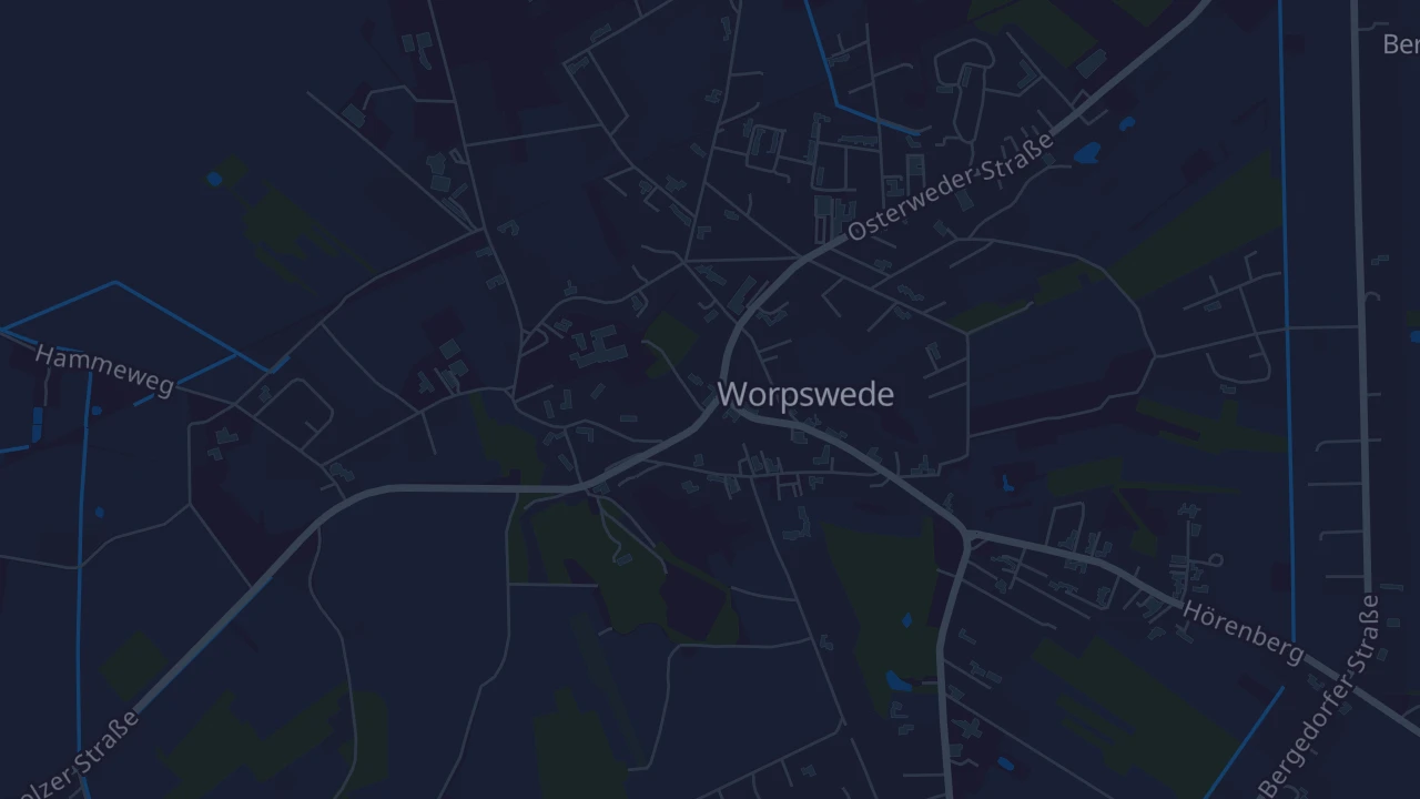 Karte von Worpswede