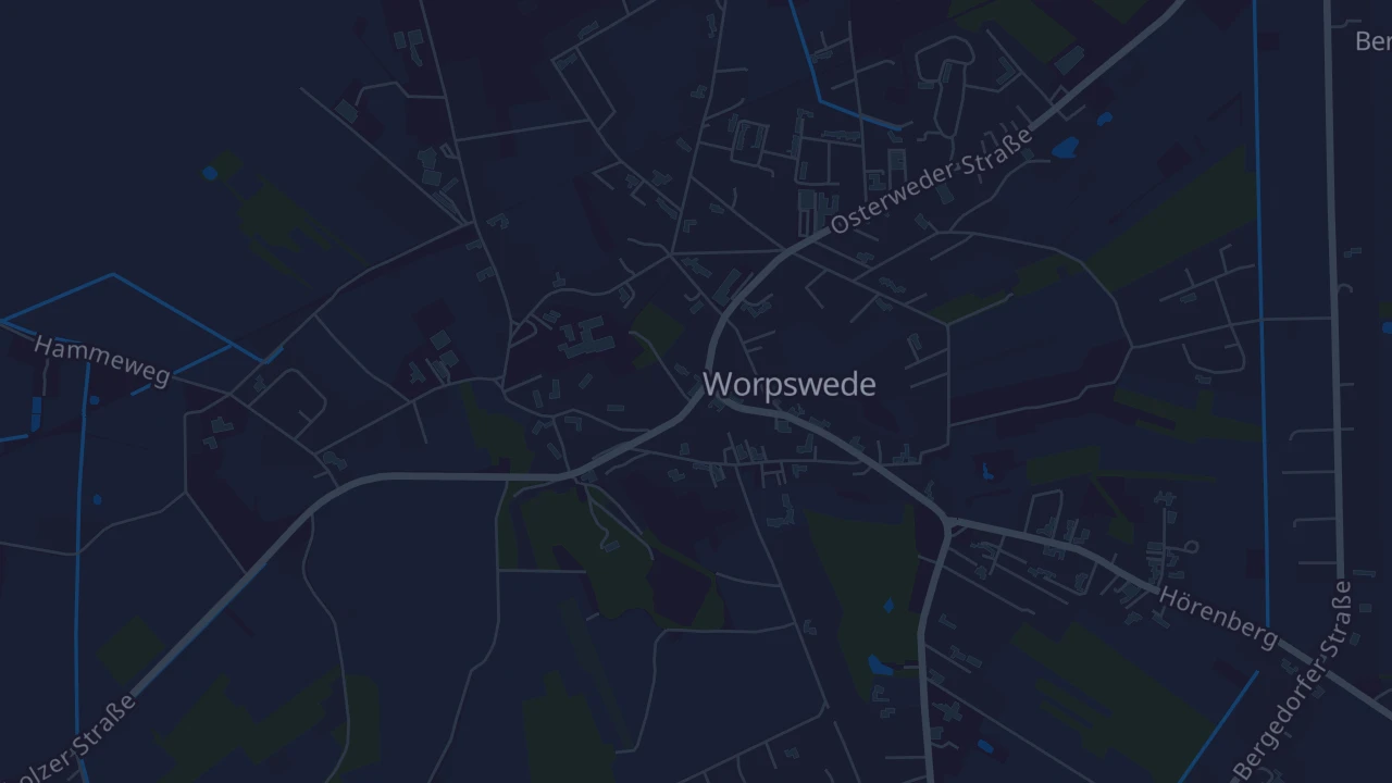 Karte von Worpswede