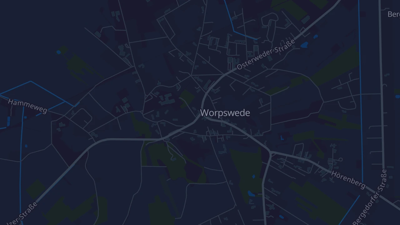 Karte von Worpswede