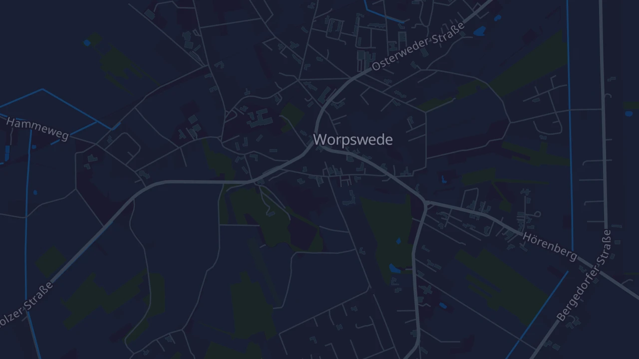 Karte von Worpswede