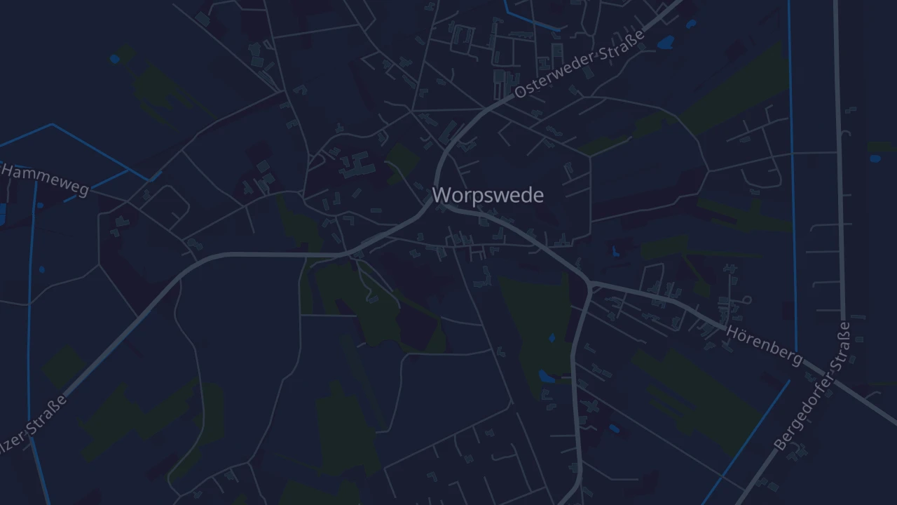 Karte von Worpswede