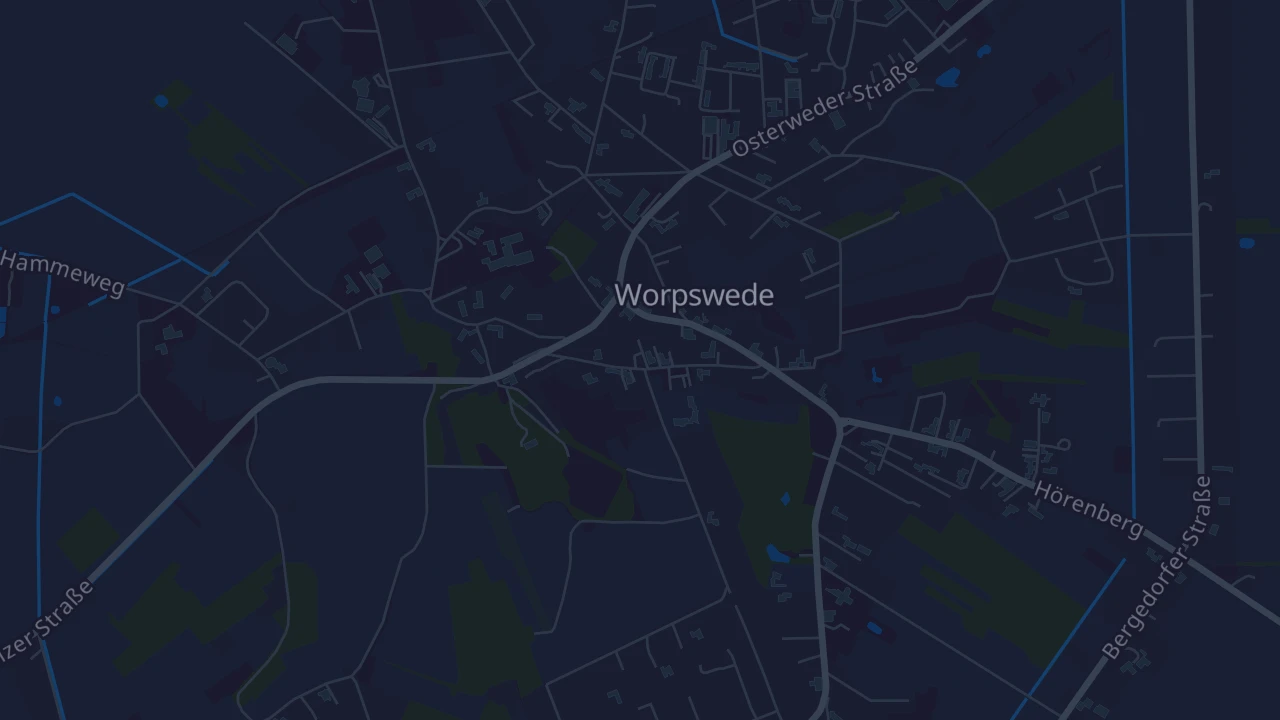 Karte von Worpswede