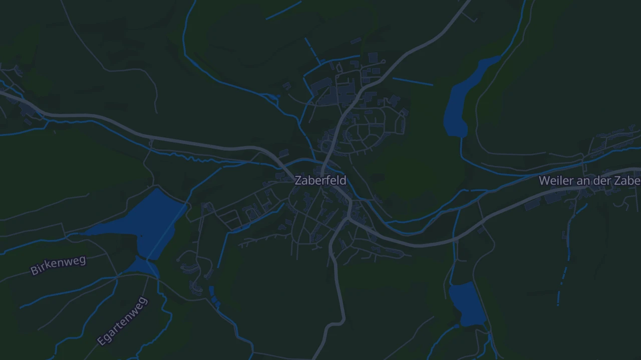 Karte von Zaberfeld
