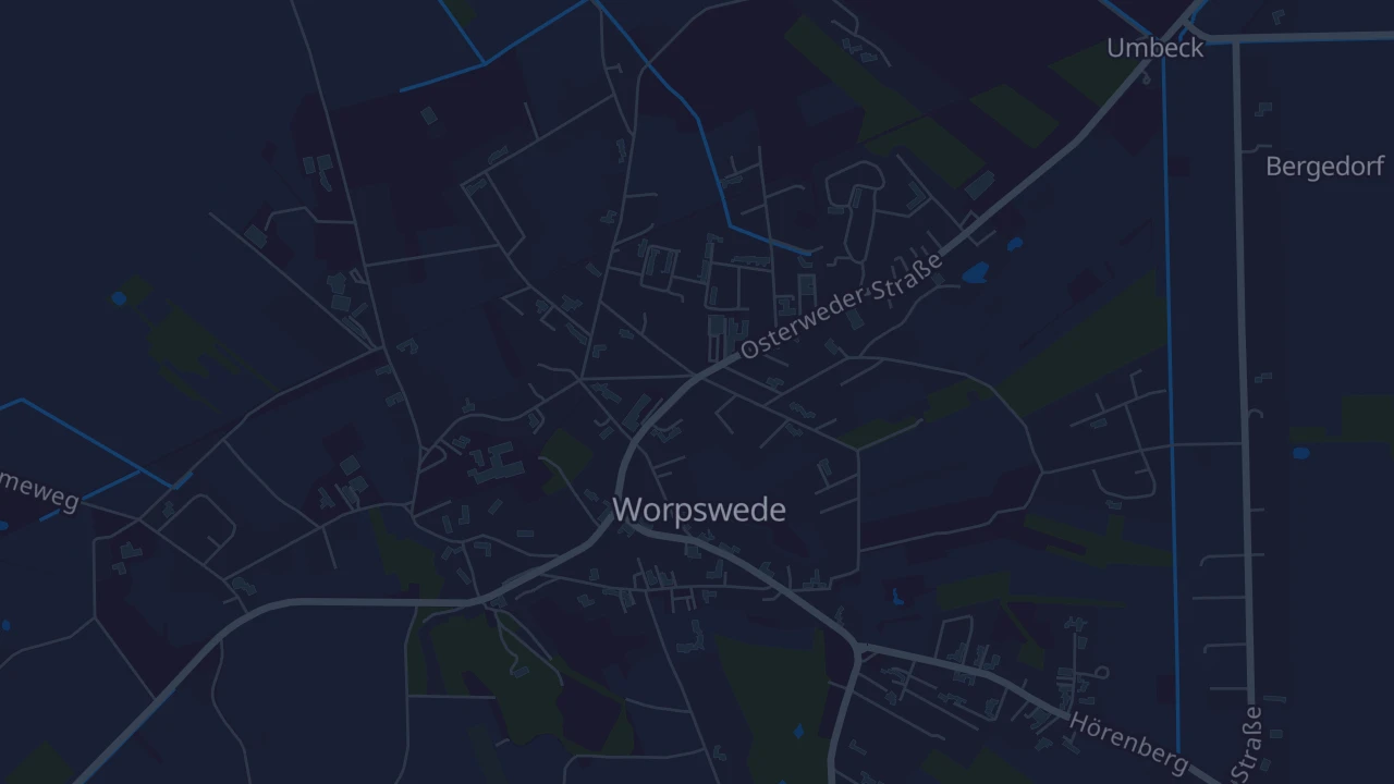 Karte von Worpswede