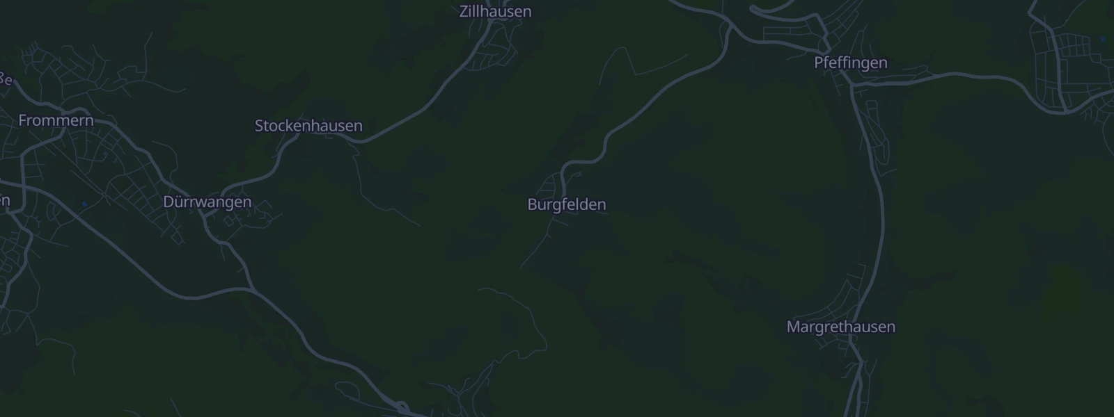 Karte von Burgfelden
