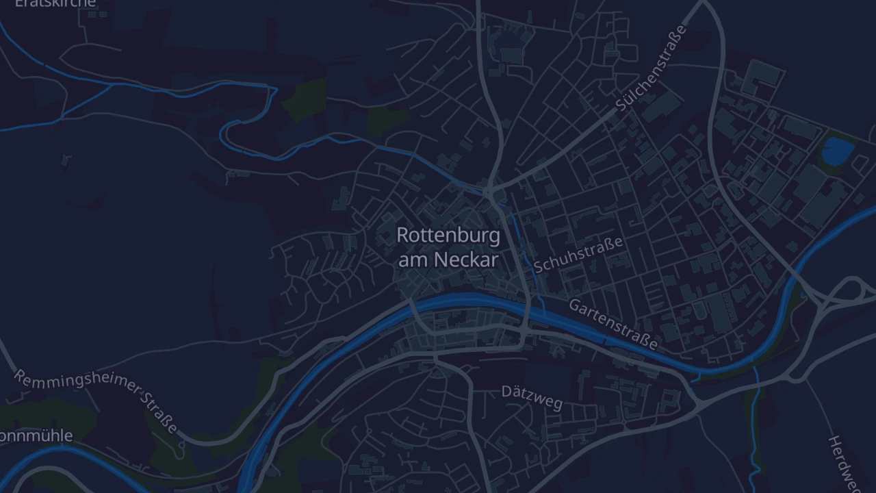 Karte von Rottenburg