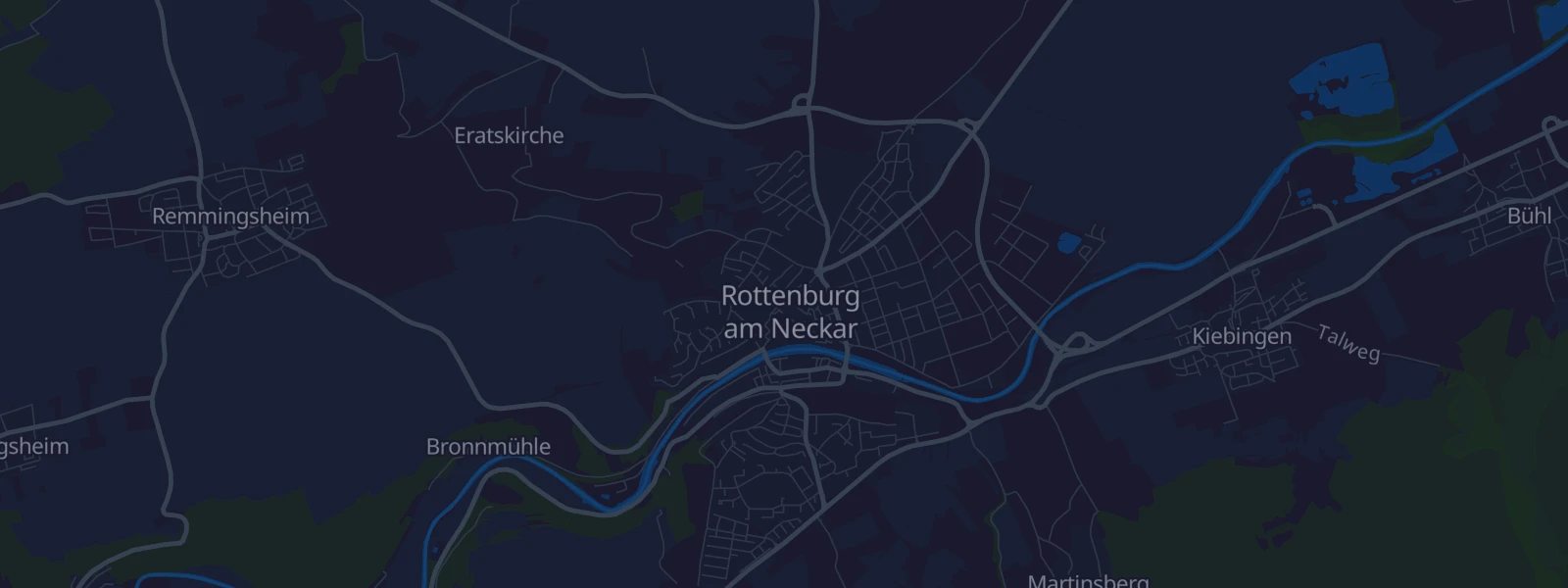 Karte von Rottenburg