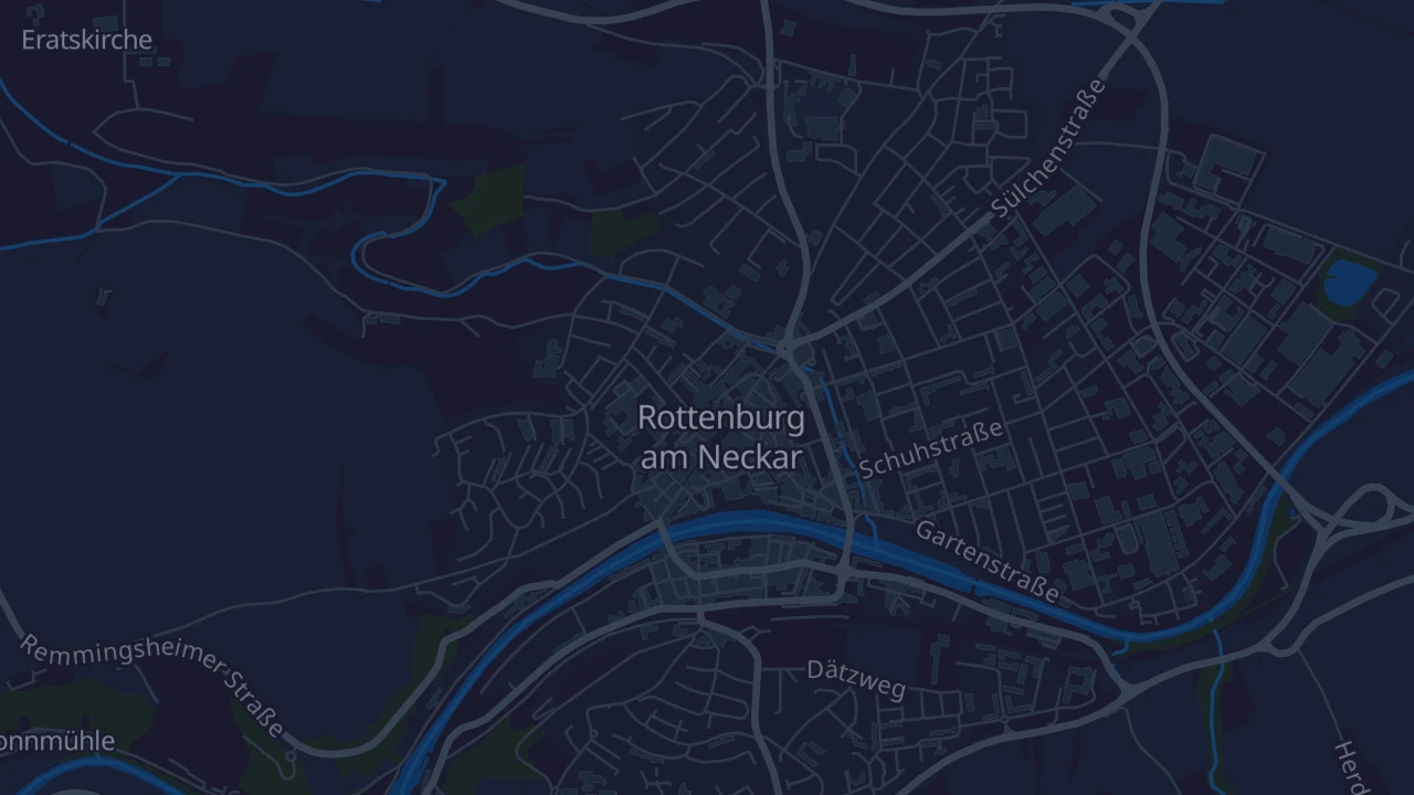 Karte von Rottenburg