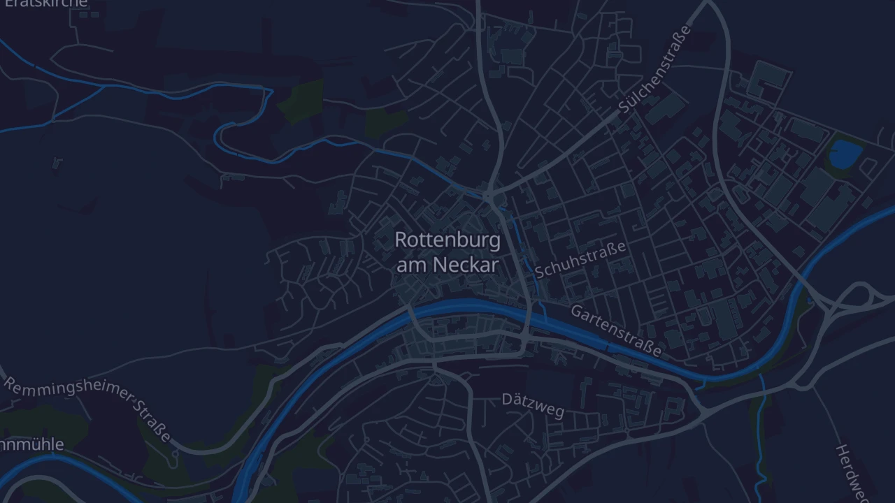 Karte von Rottenburg