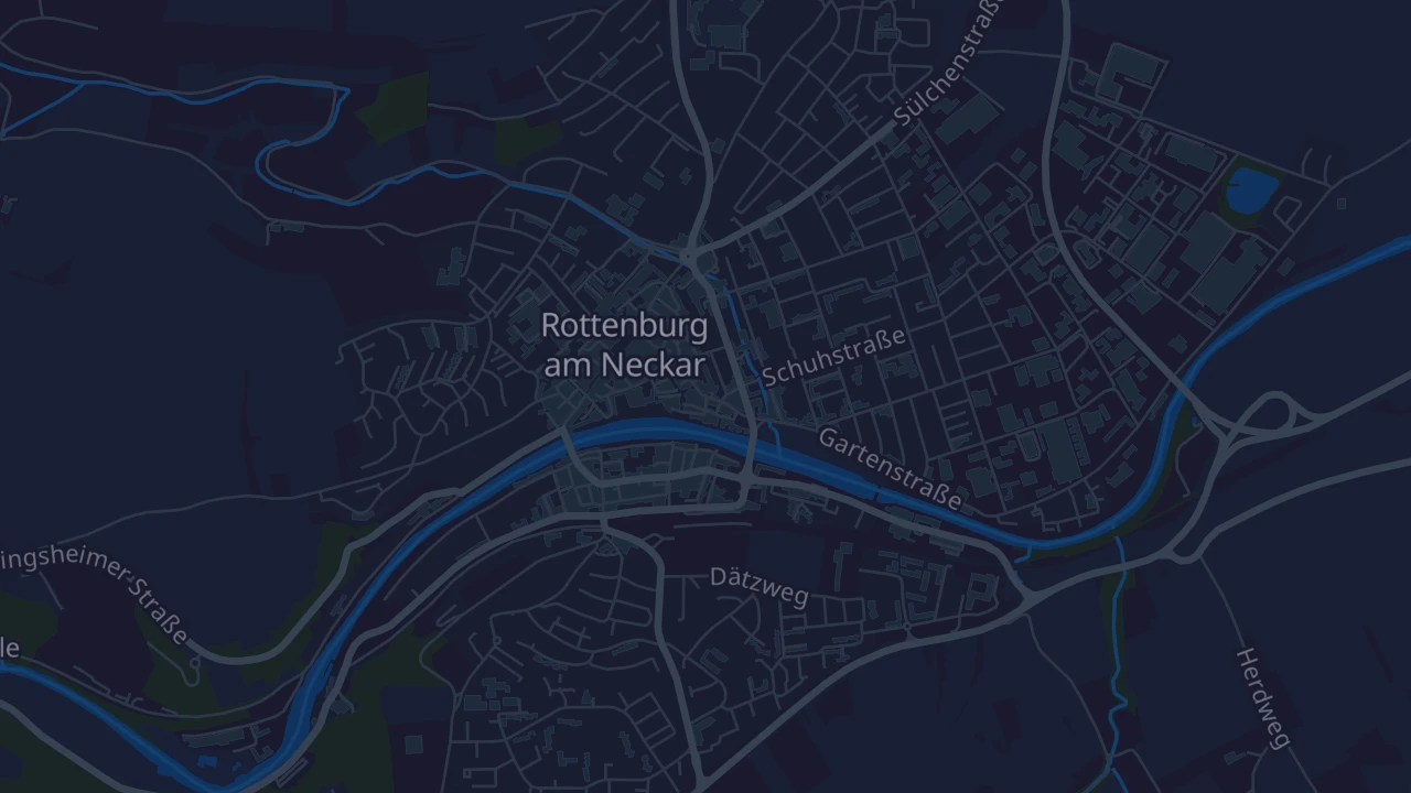 Karte von Rottenburg