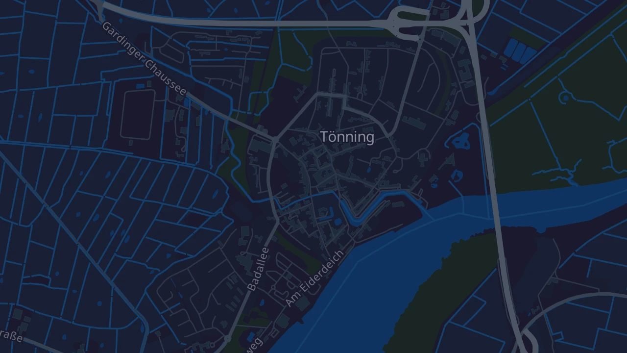 Karte von Tönning