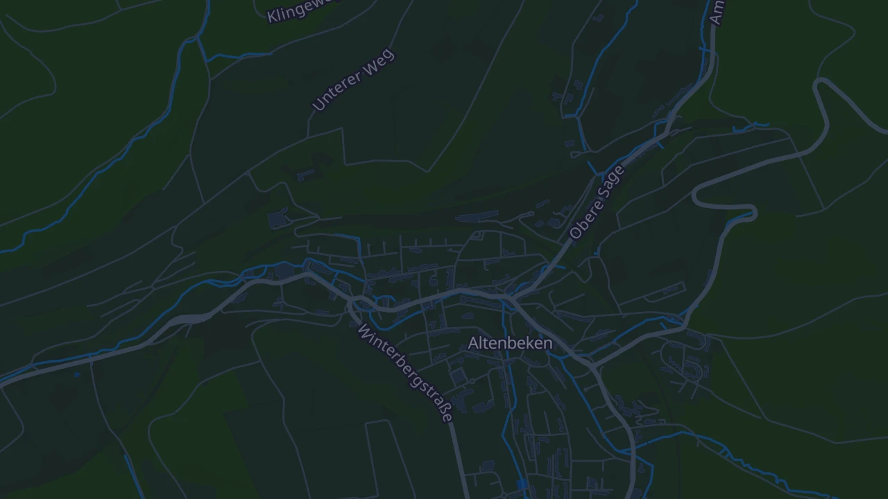 Karte von Altenbeken