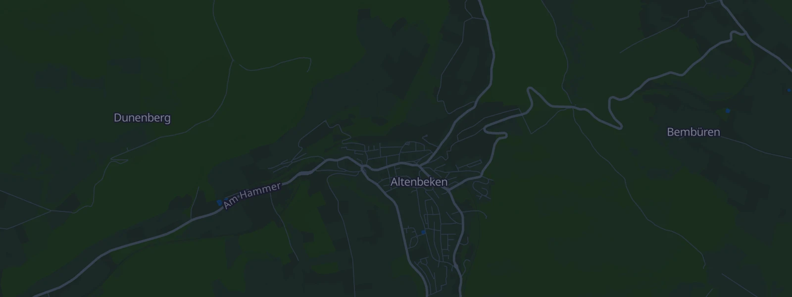 Karte von Altenbeken