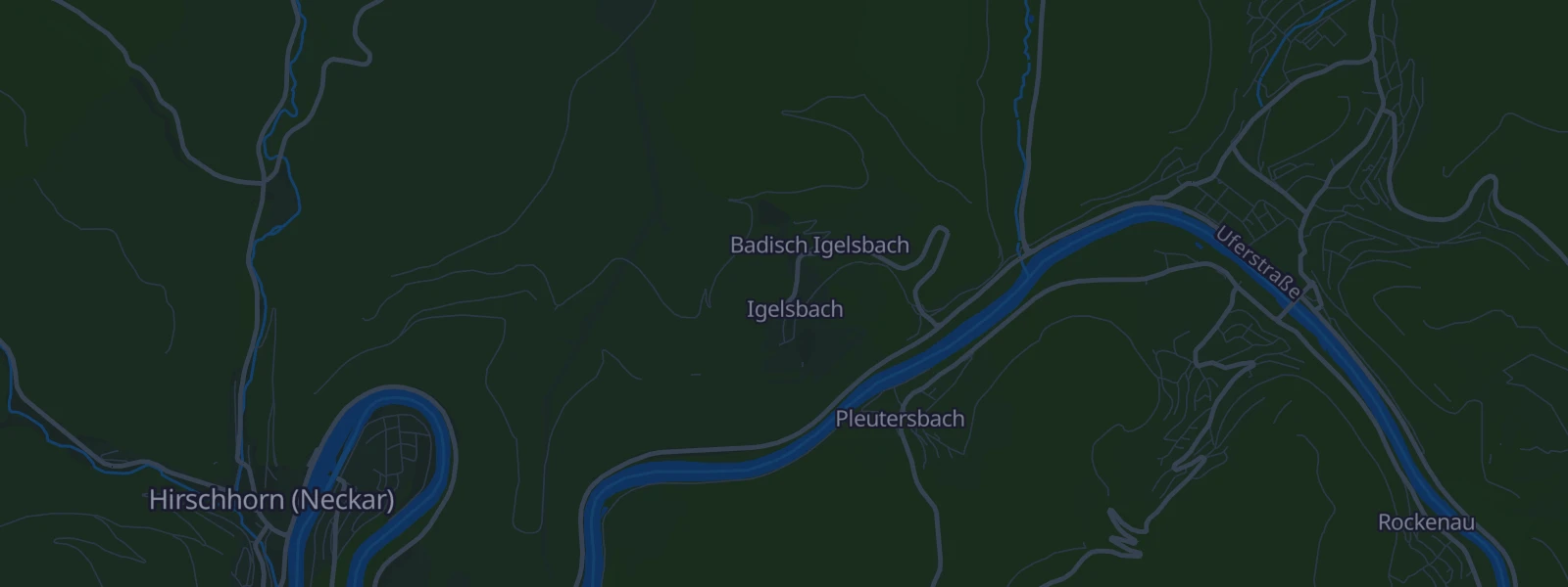 Karte von Hirschhorn