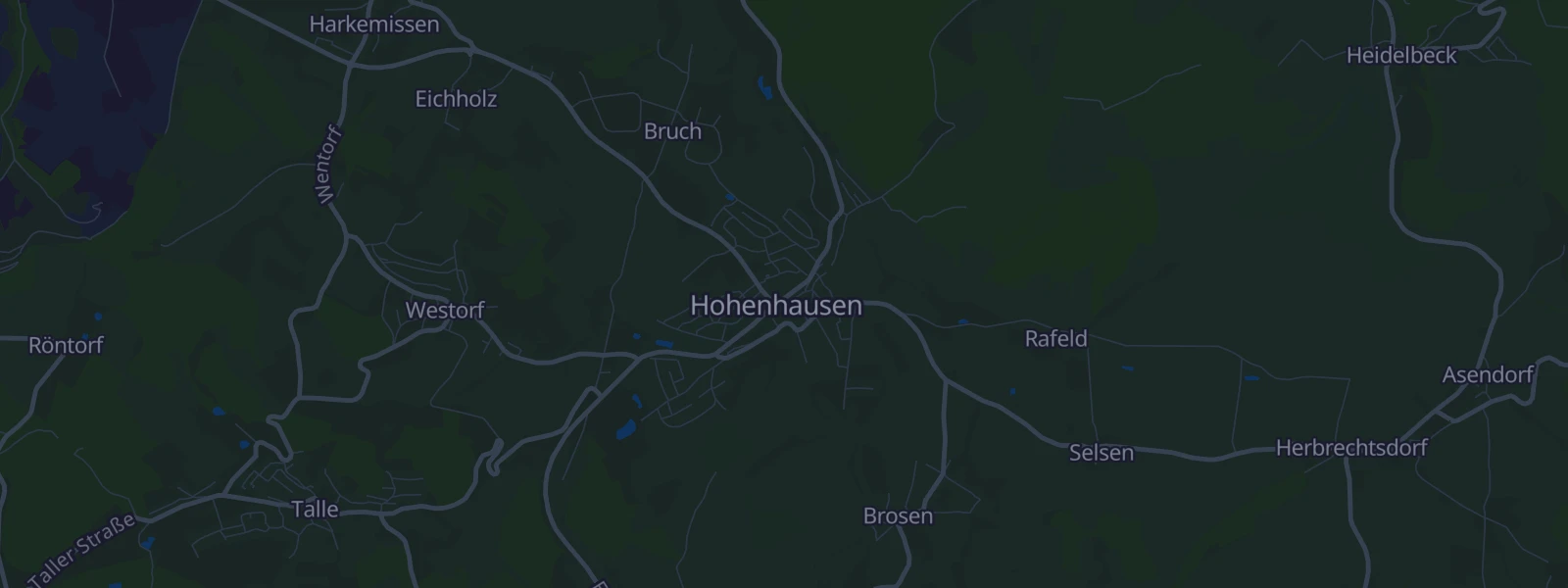 Karte von Kalletal