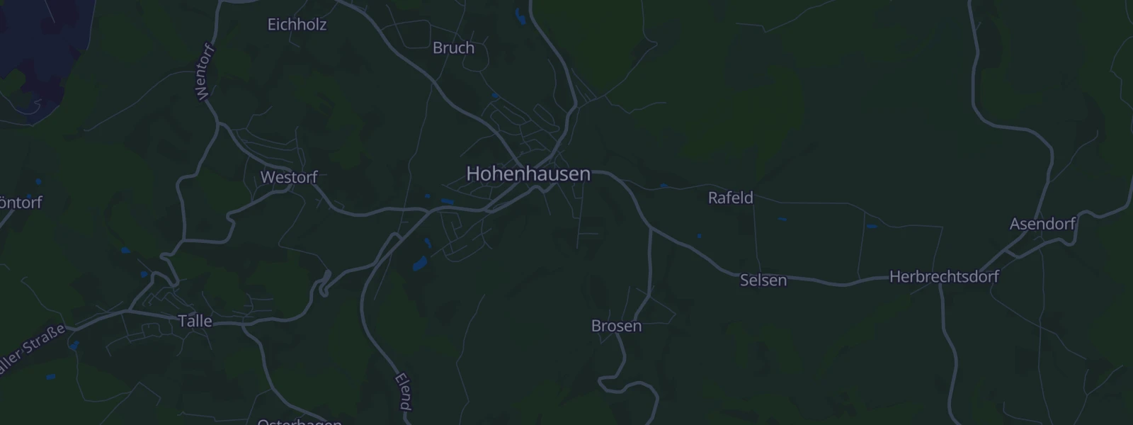 Karte von Kalletal