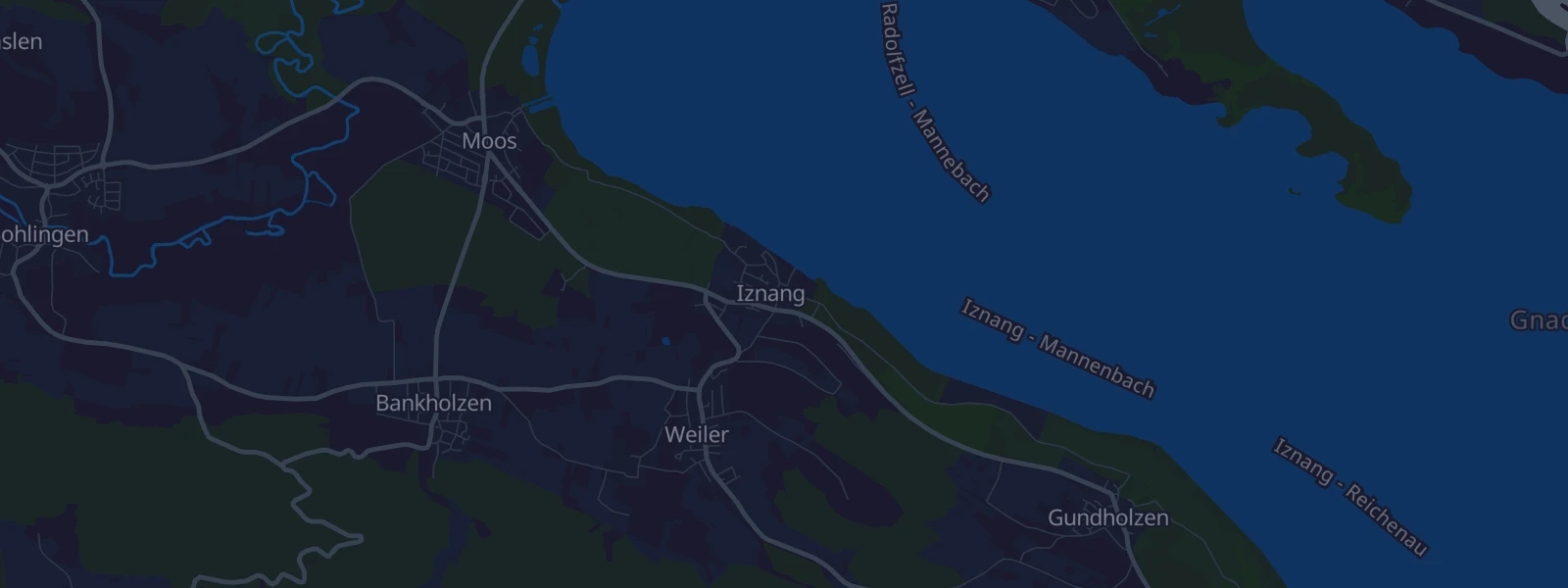 Karte von Iznang