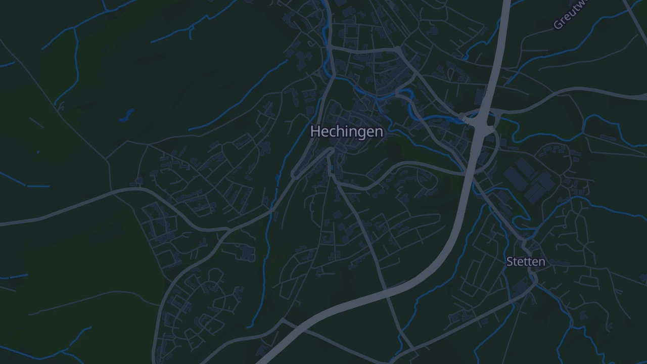 Karte von Hechingen