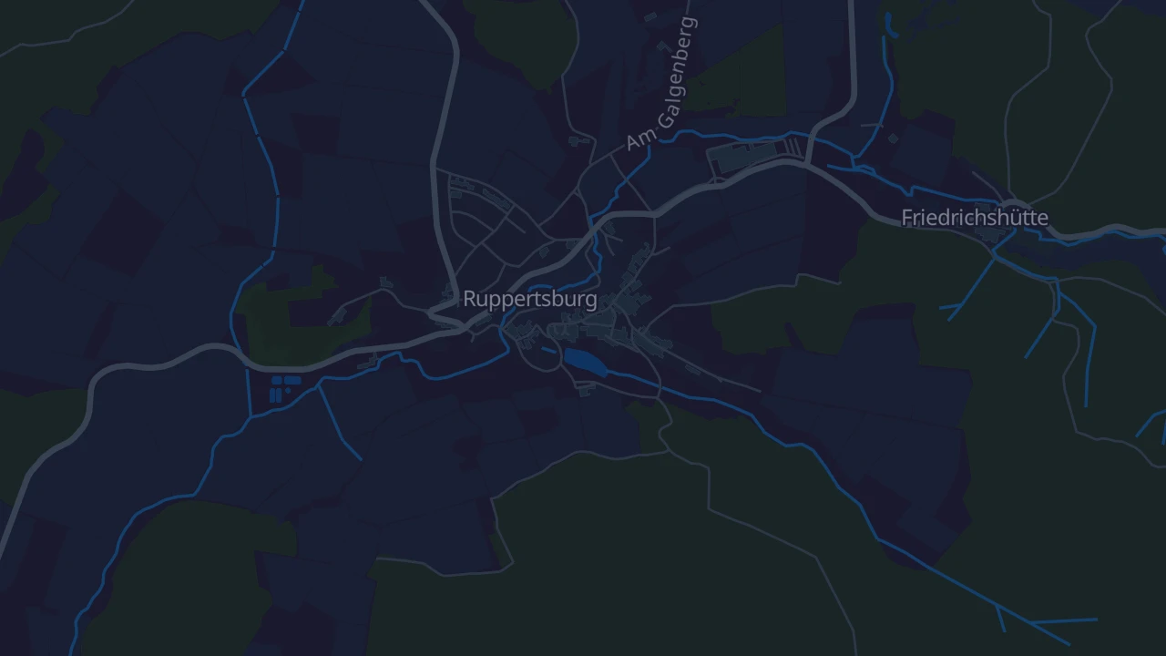 Karte von Laubach - Ruppertsburg