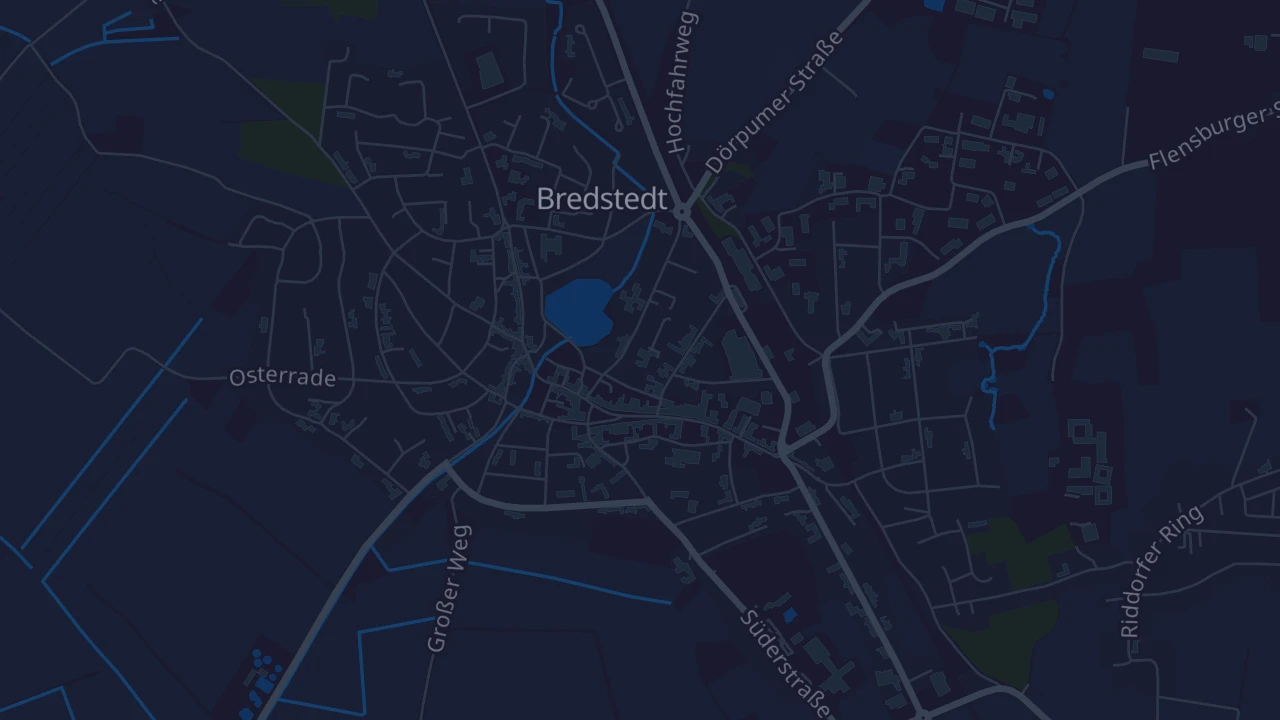 Karte von Bredstedt