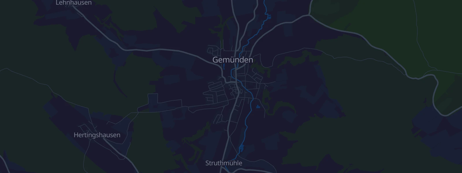 Karte von Gemünden