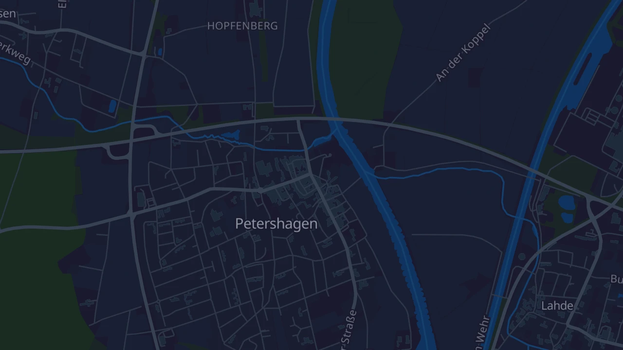 Karte von Petershagen