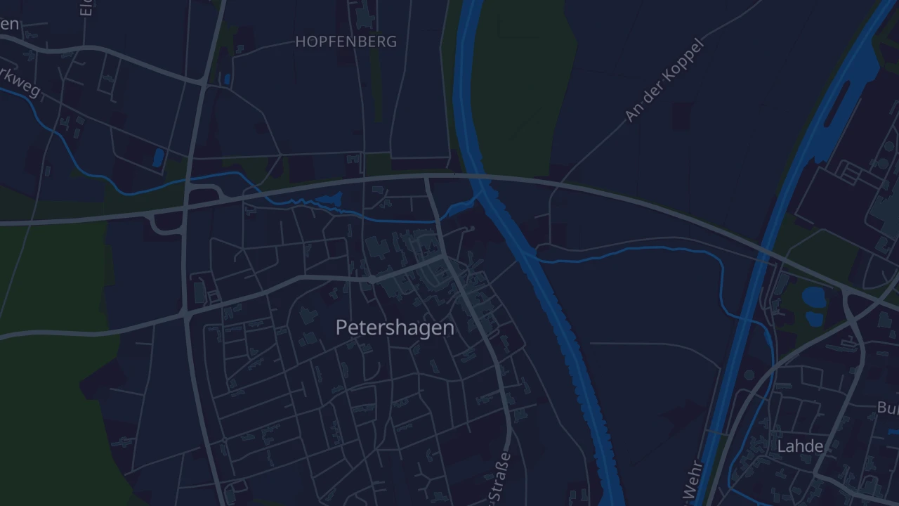 Karte von Petershagen