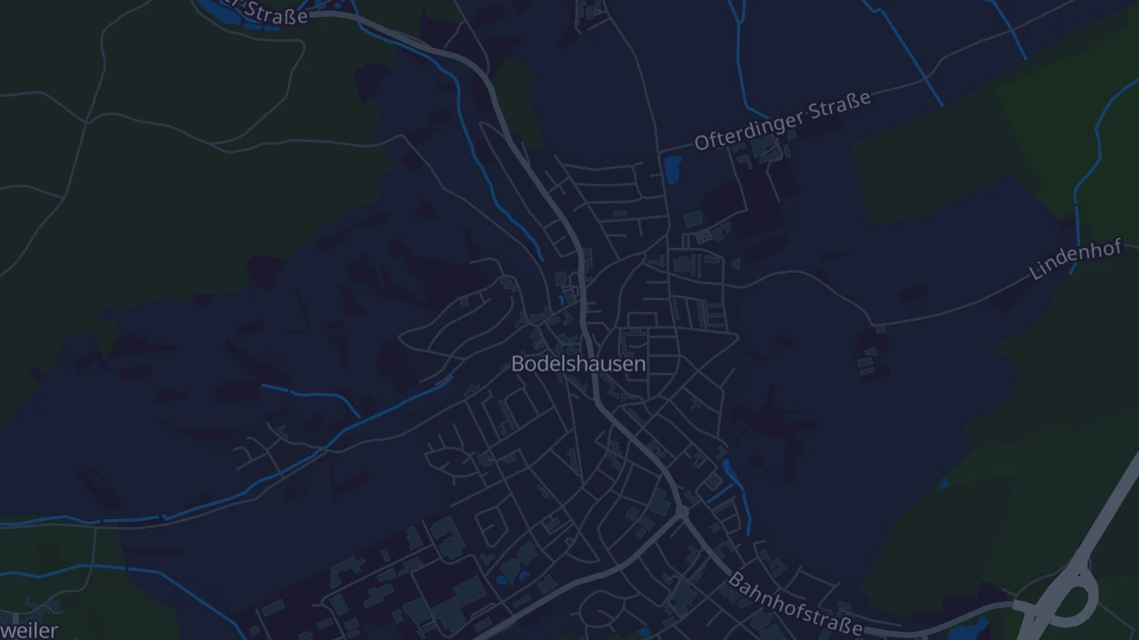 Karte von Bodelshausen