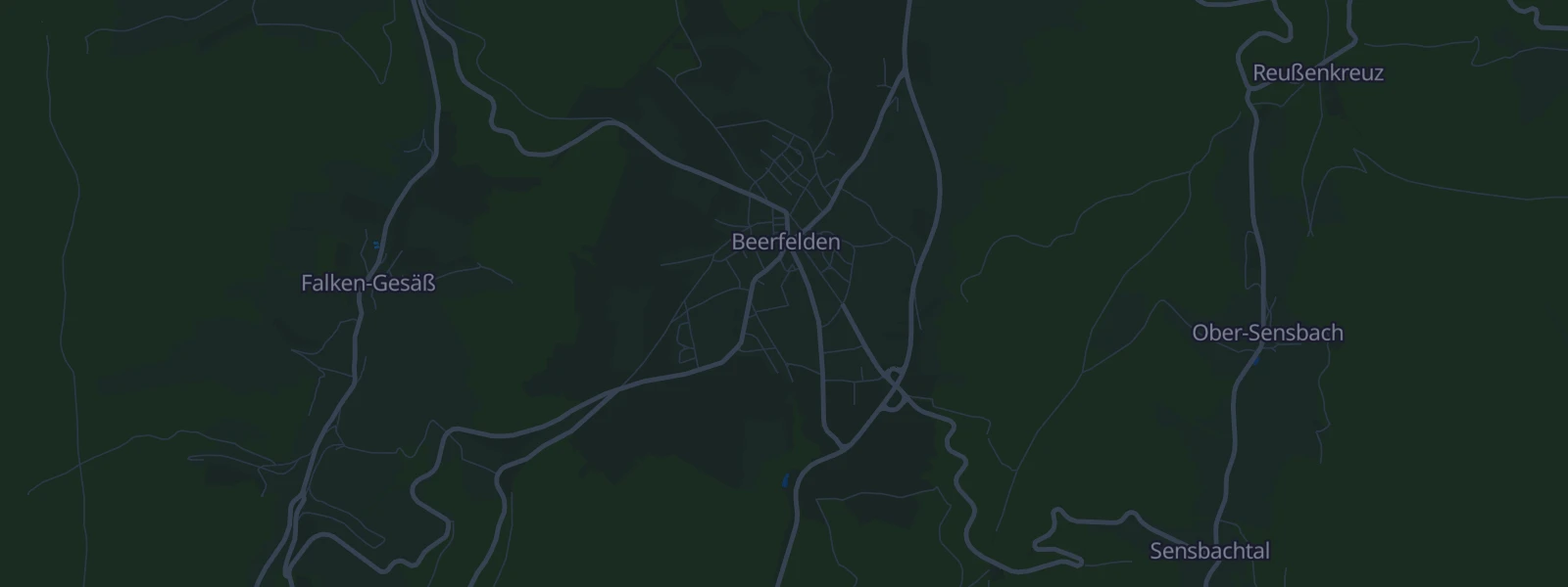 Karte von Oberzent - Beerfelden