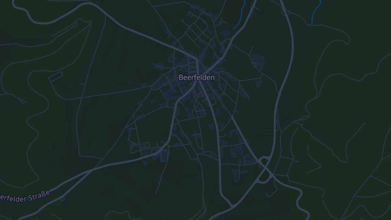 Karte von Oberzent - Beerfelden