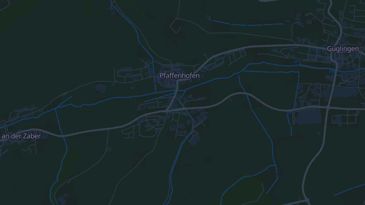 Karte von Pfaffenhofen