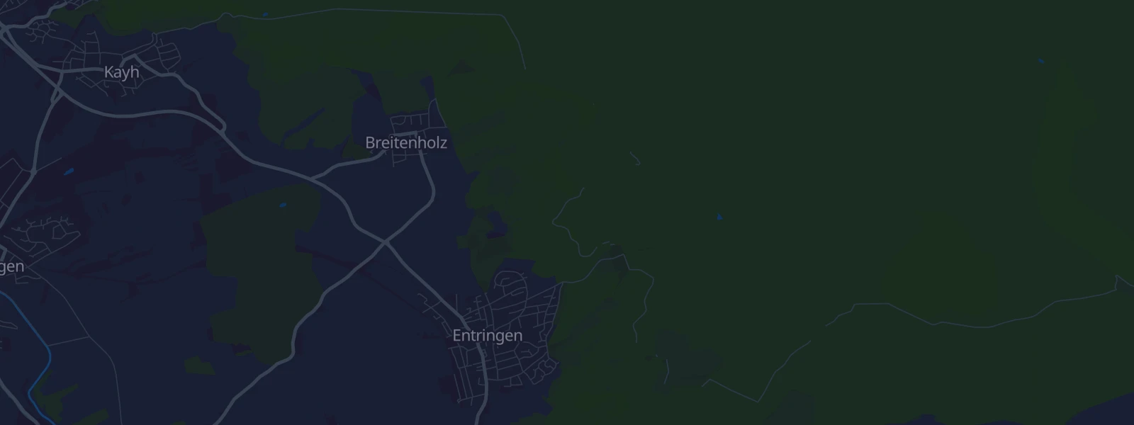 Karte von Entringen