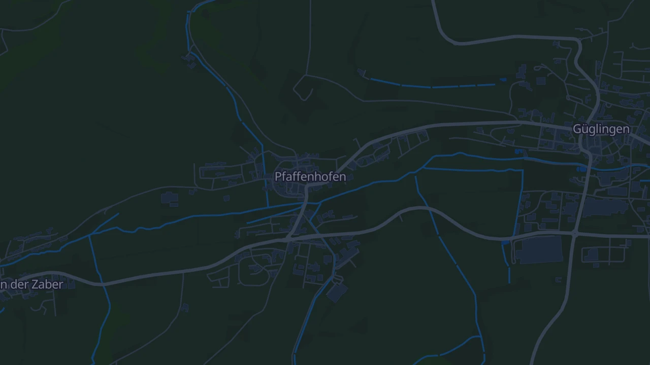 Karte von Pfaffenhofen