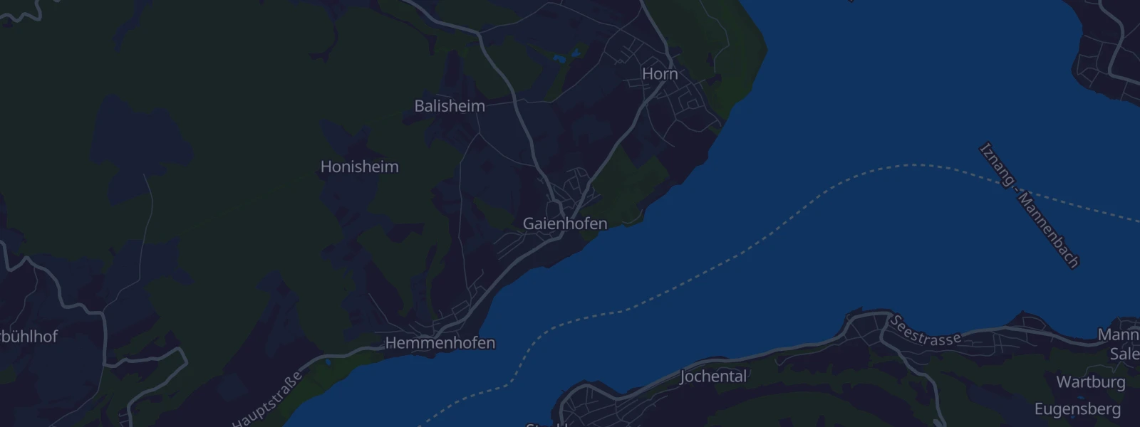 Karte von Gaienhofen