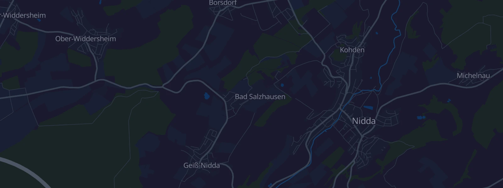 Karte von Nidda - Bad Salzhausen