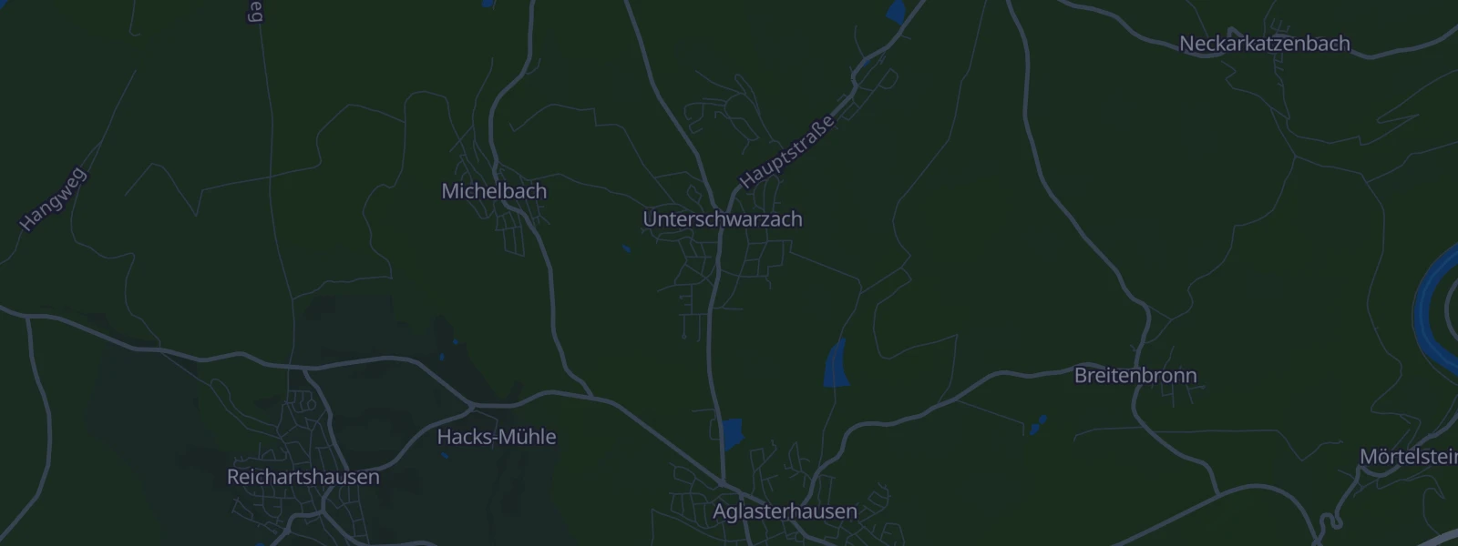 Karte von Unterschwarzach