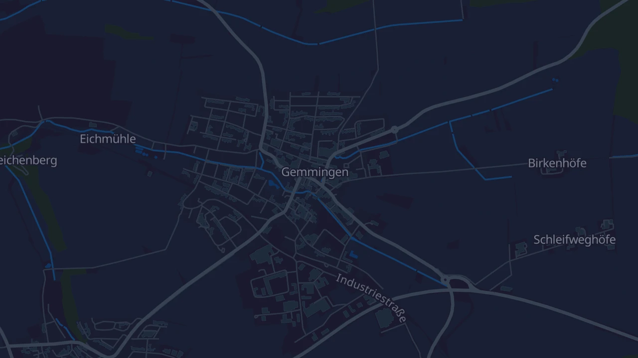 Karte von Gemmingen