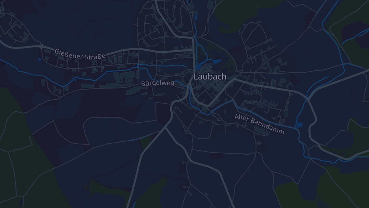 Karte von Laubach