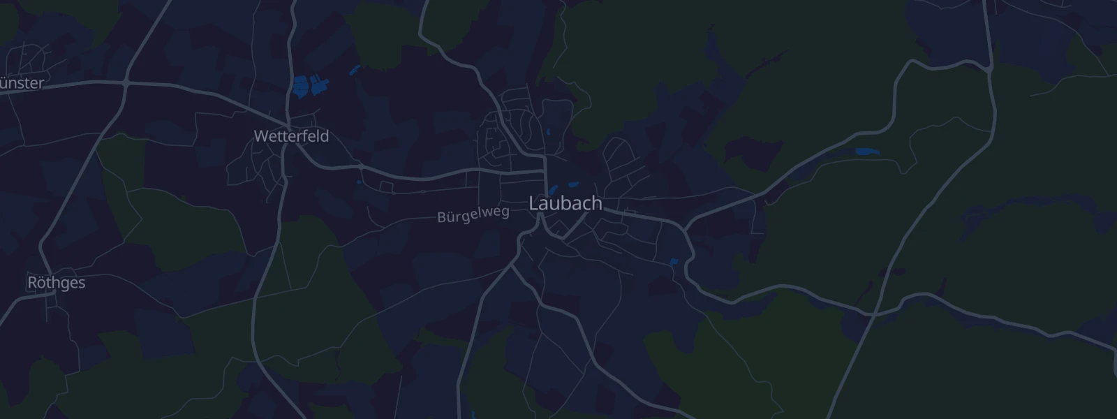 Karte von Laubach