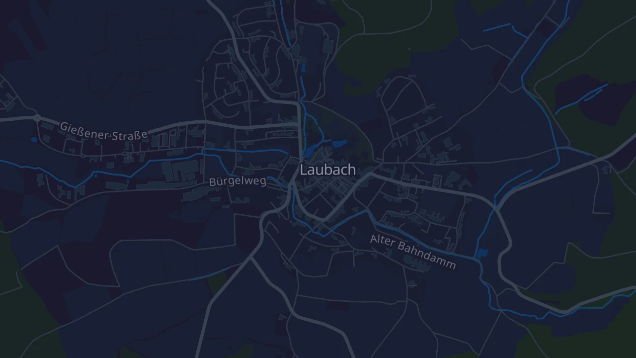 Karte von Laubach